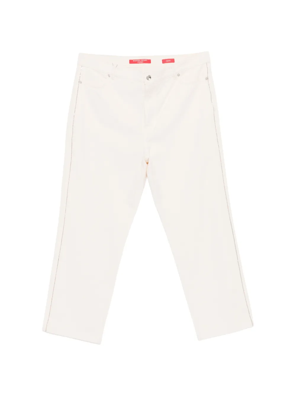 Marina Rinaldi button jeans - Toni neutri