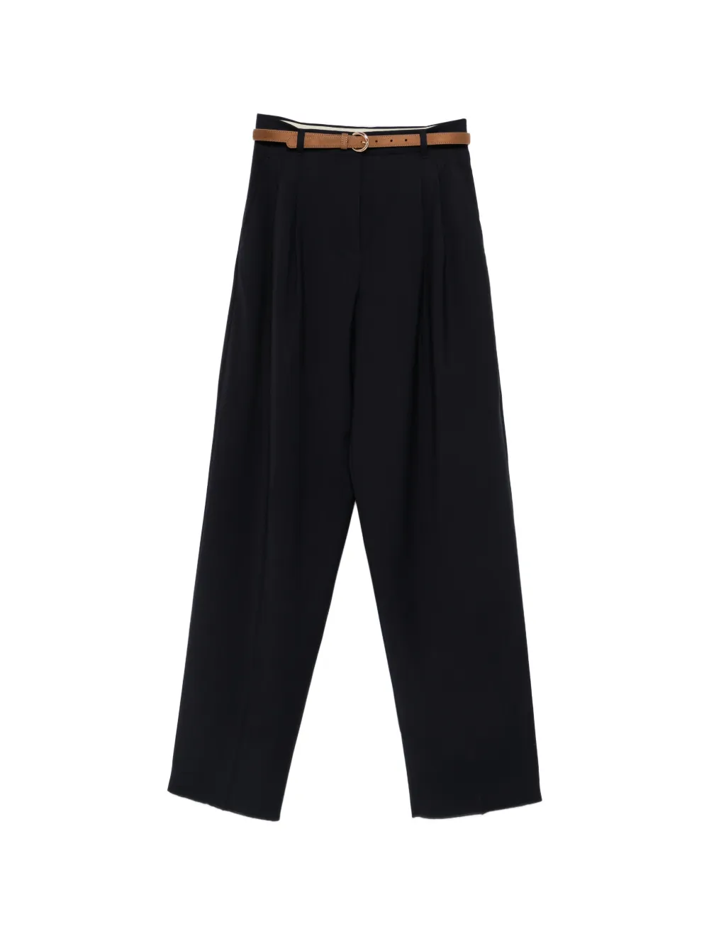Max Mara Bacio belted pleated trousers - Blu