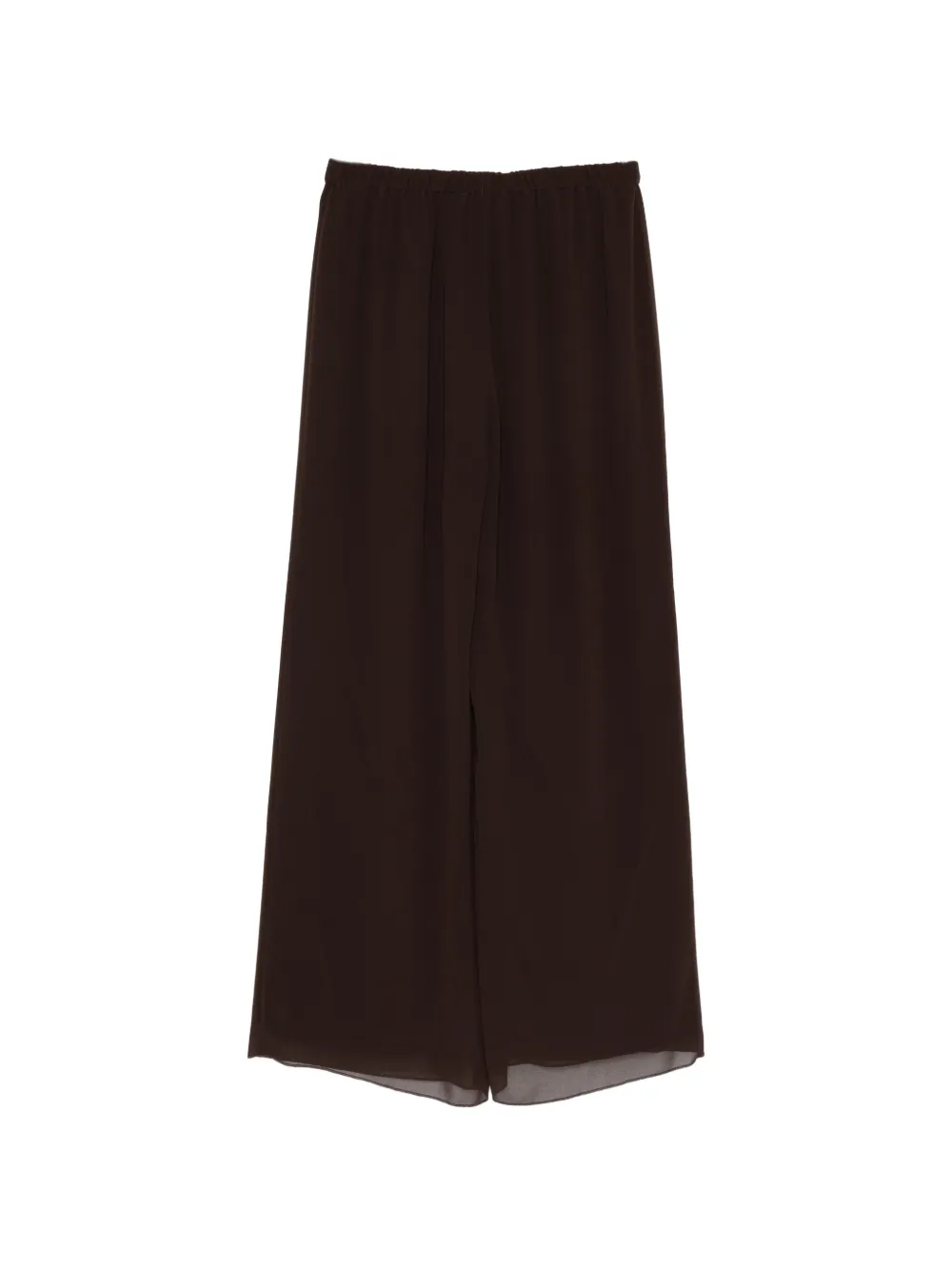  Marina Rinaldi Georgette Palazzo Pants - Brown 