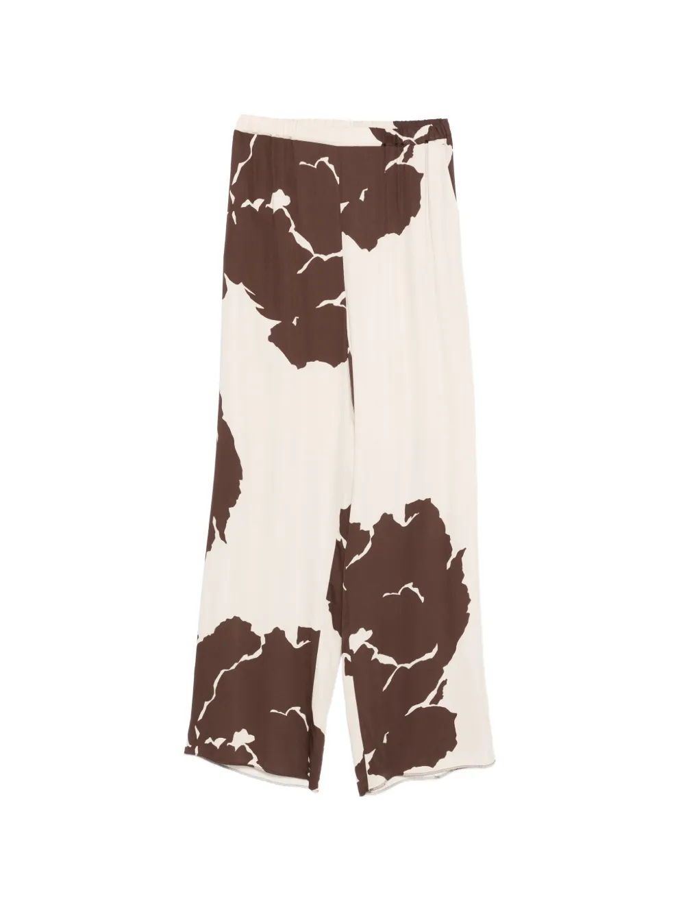 Marina Rinaldi elasticated-waistband trousers - Toni neutri