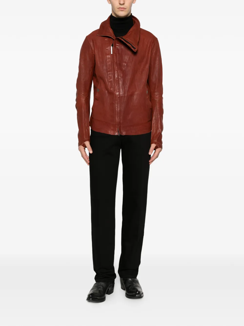 Isaac Sellam Experience zip-fastening leather jacket | Leather Jackets | Image 2