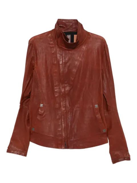 Isaac Sellam Experience zip-fastening leather jacket