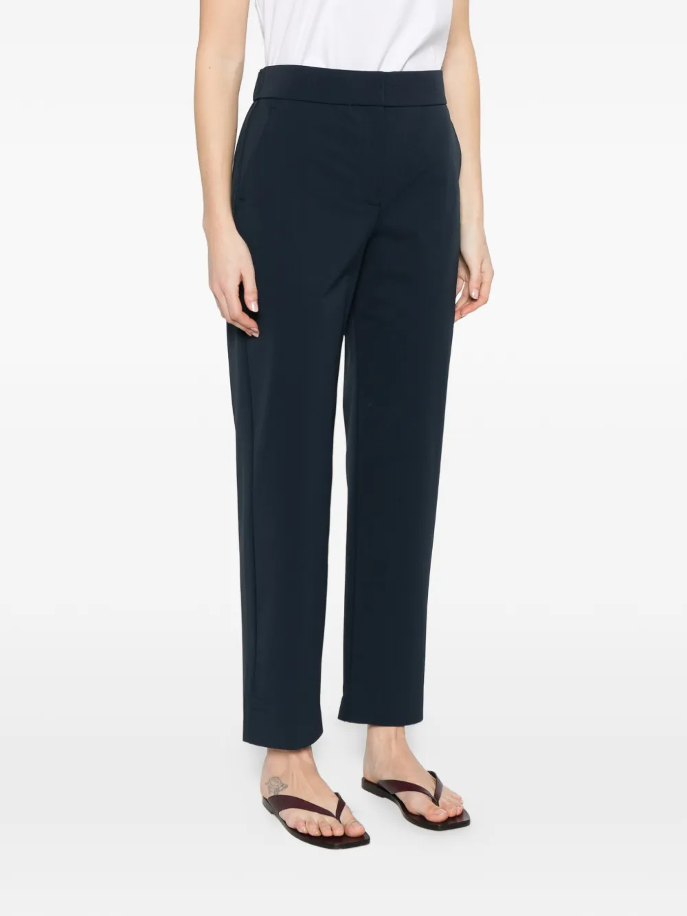  Max Mara Mmlpaio Side-pockets Trousers - Blue 