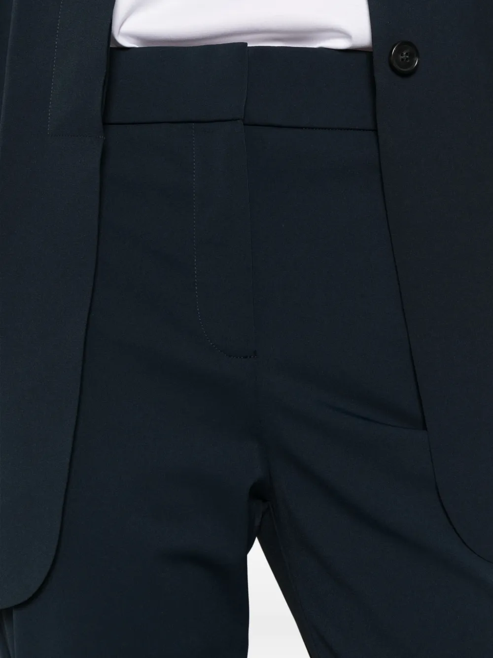 Max Mara MMLPAIO broek met zijzakken Blauw