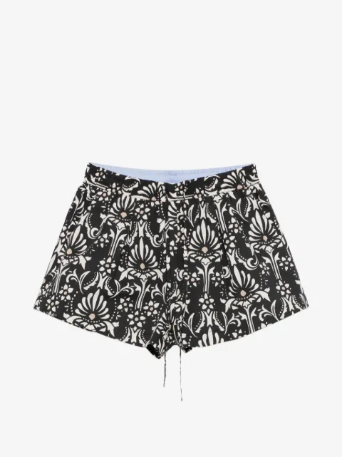 PINKO floral-print shorts