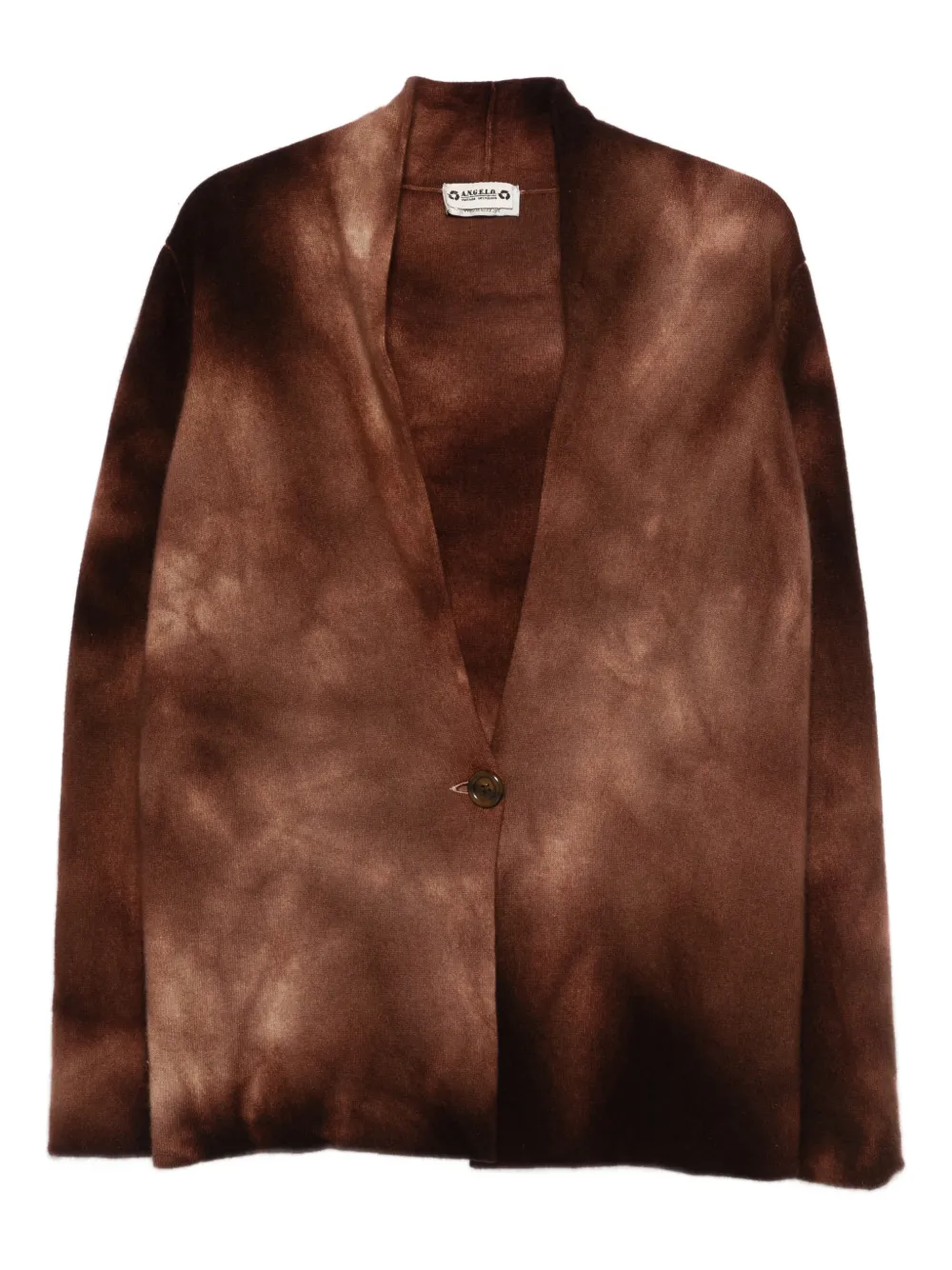 button cashmere cardigan