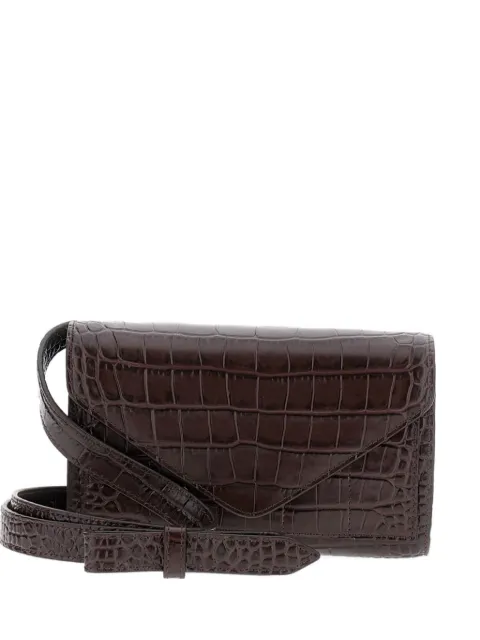 NICOLI x Intasca crocodile print shoulder bag