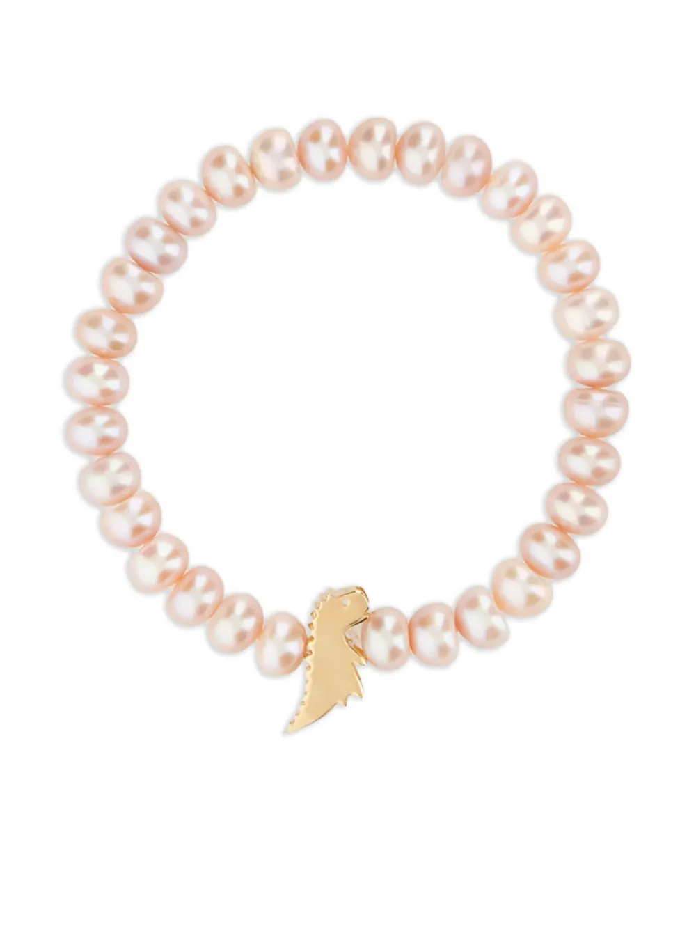Aliita Bracciale con ciondolo dinosauro in oro 9 carati - Rosa