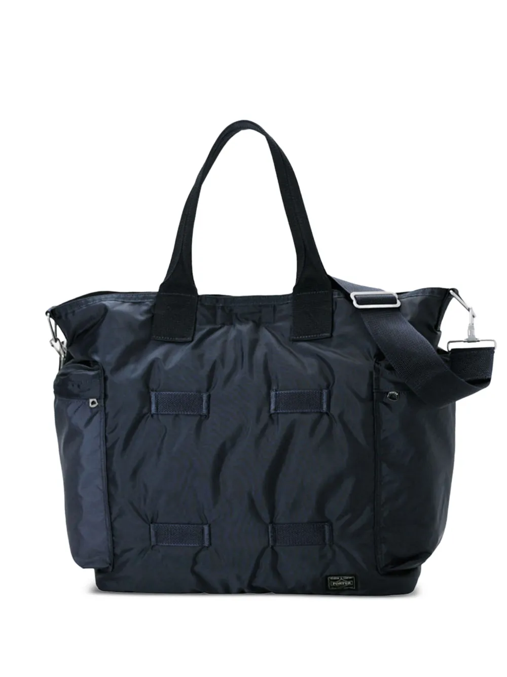 Porter-Yoshida & Co. Shopper met logo Blauw