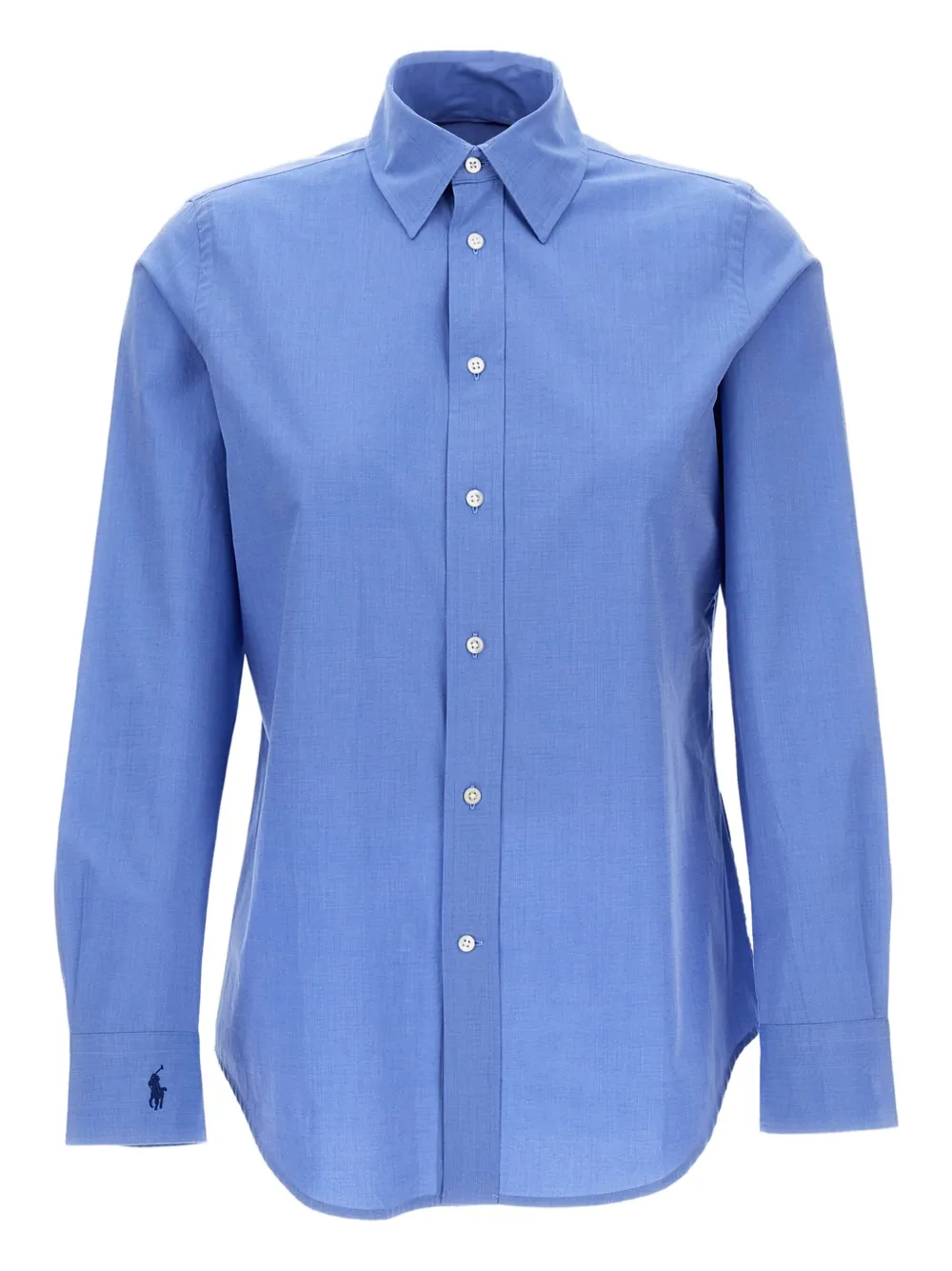 Polo Ralph Lauren Katoenen blouse met knoopsluiting Blauw