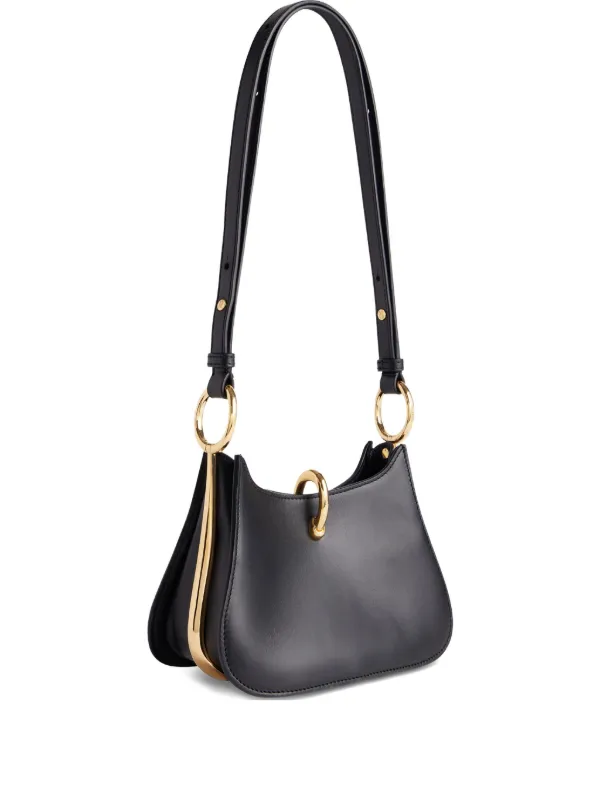 Rabanne レザー ショルダーバッグ | ブラック | FARFETCH JP