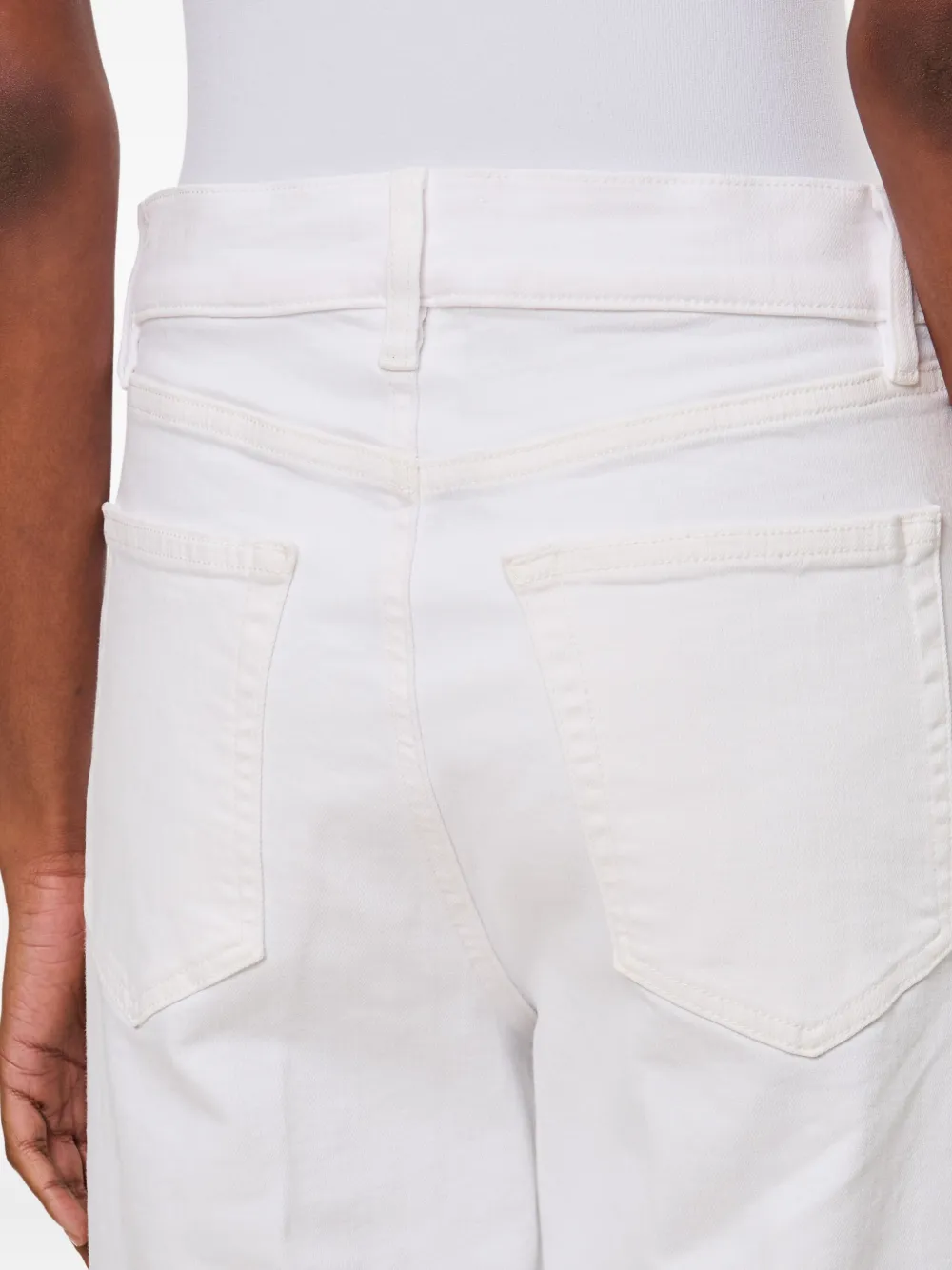 Frame Five-pocket Jeans In White