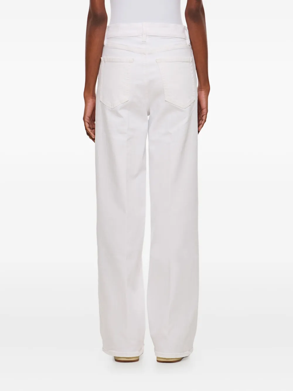 Frame Five-pocket Jeans In White