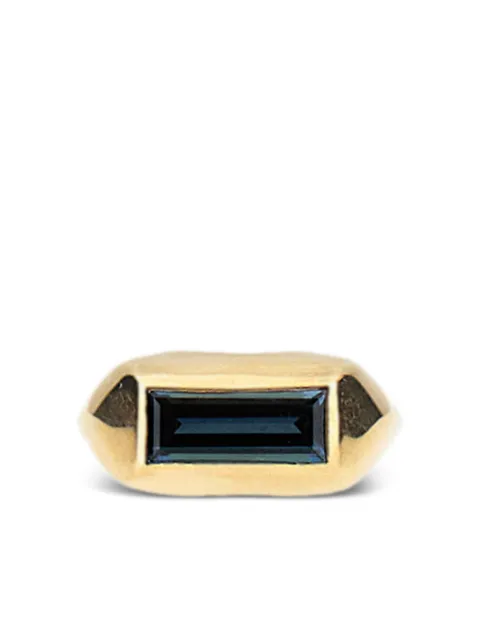 Aliita 9K yellow gold geometric-shape ring