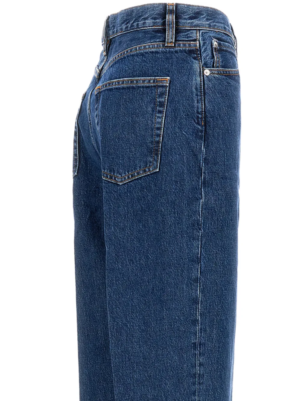 FRAME Katoenen broek Blauw