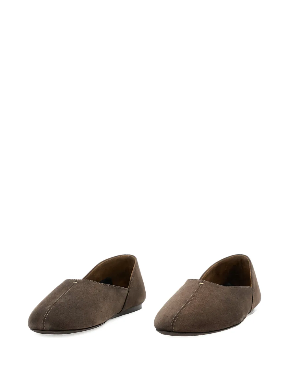 KHAITE Jane ballet flats Bruin
