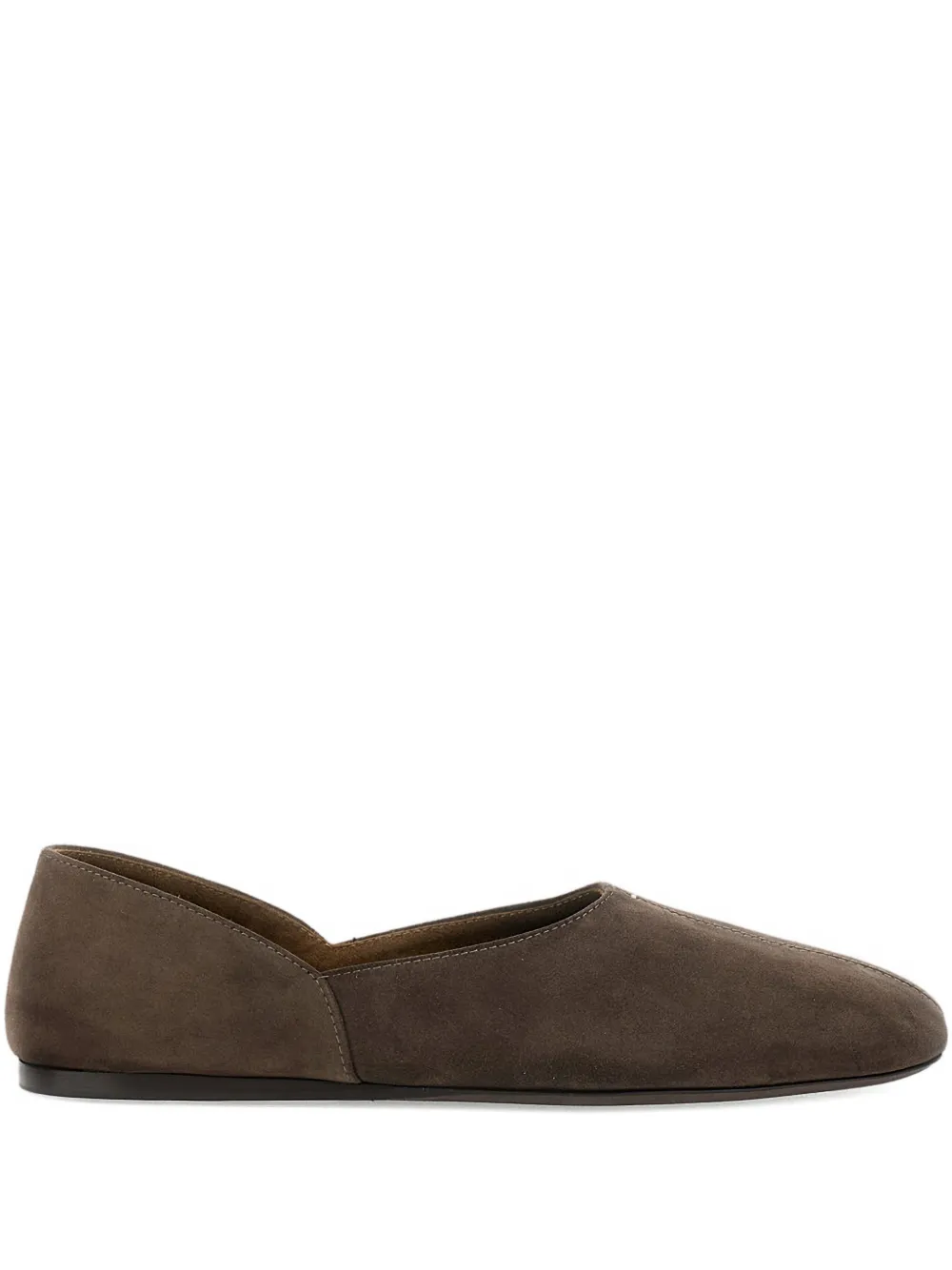 Khaite Jane Ballet Flats In Brown