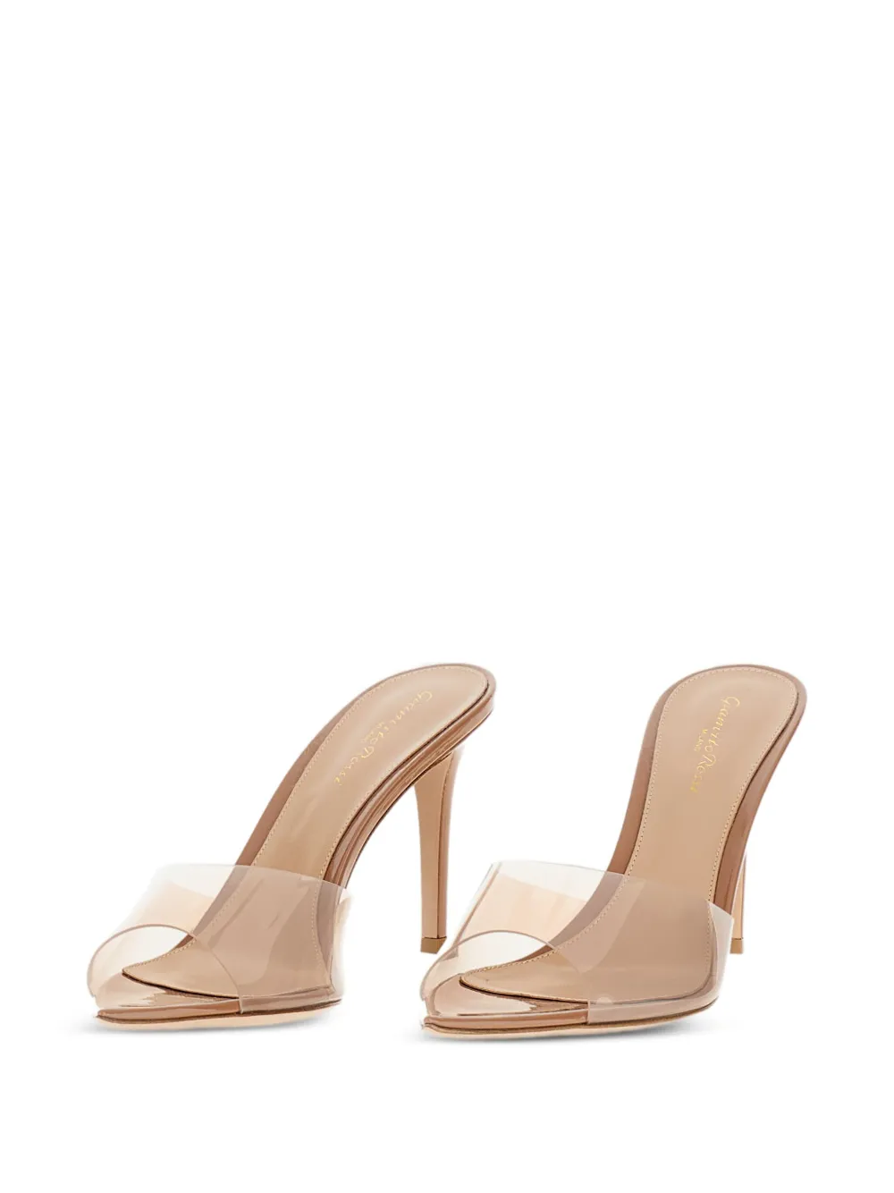 Gianvito Rossi 85 mm Elle 85 pumps met puntige neus Bruin