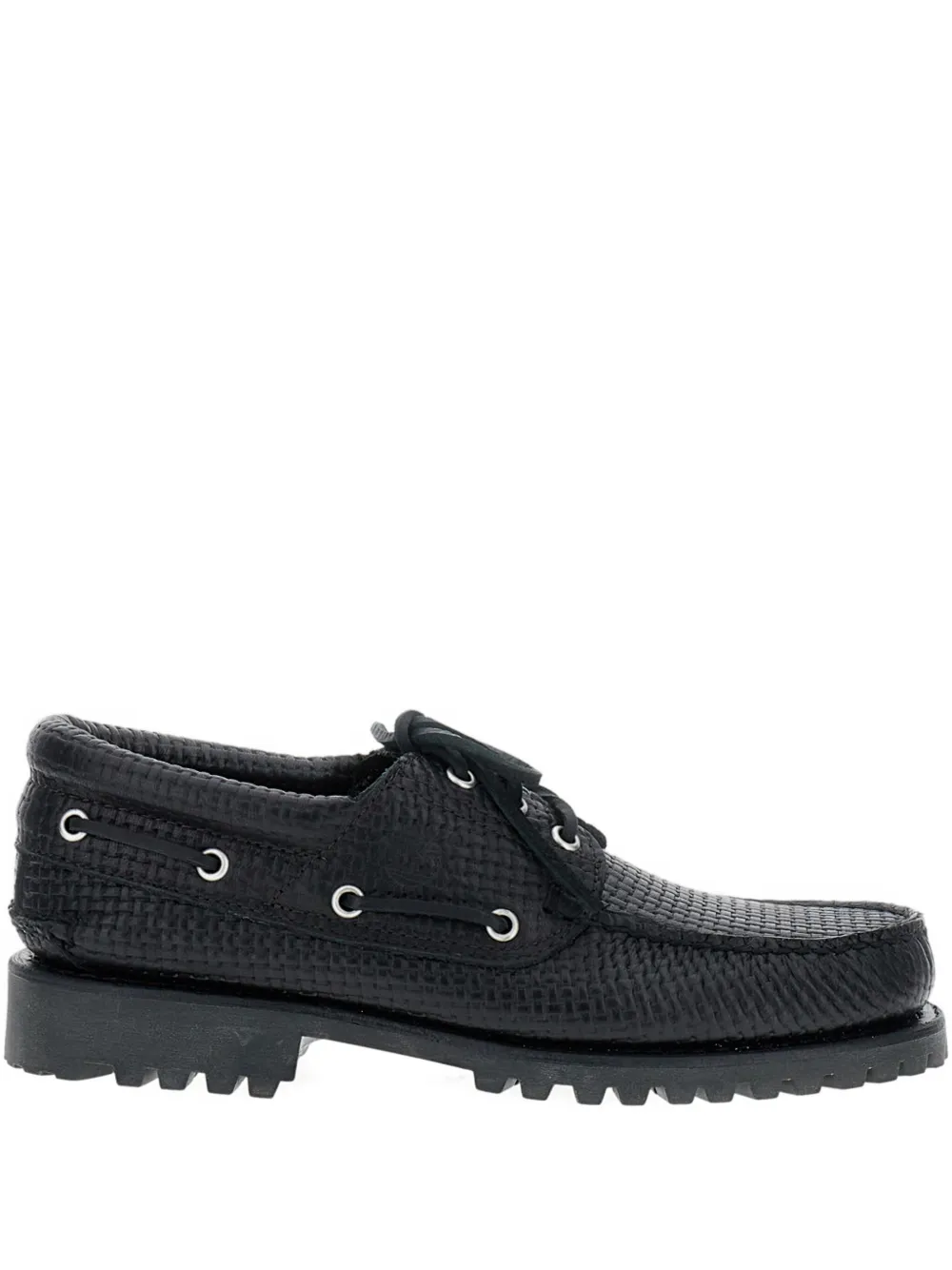 Timberland 45mm braided lace-up loafers - Nero
