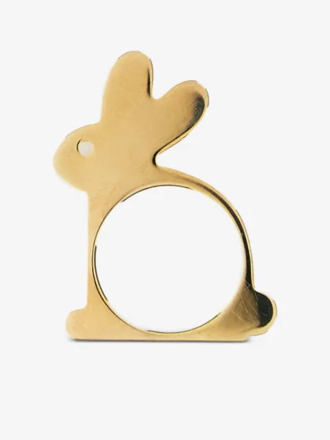 Aliita bague en or 9ct à design de lapin