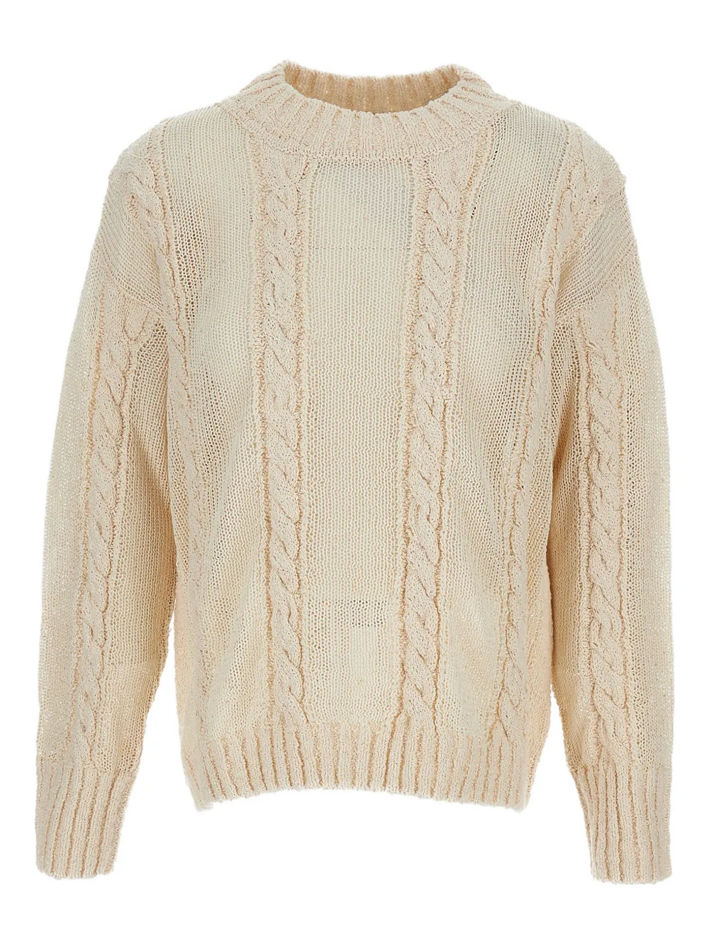 Lorena Antoniazzi cable-knit sweater - Toni neutri