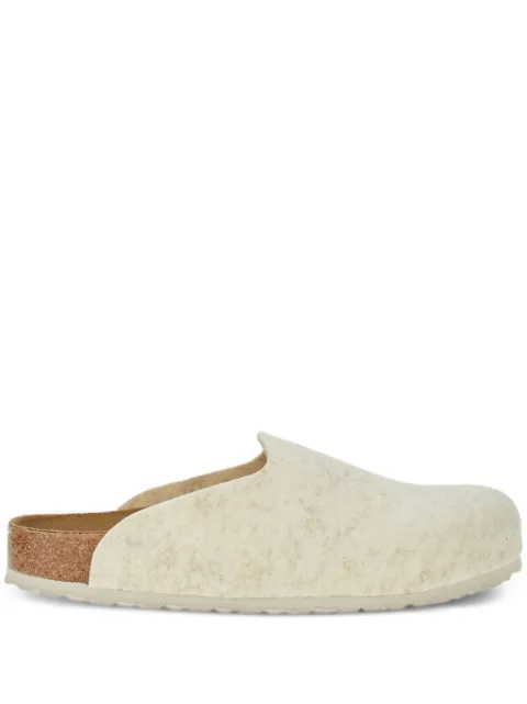 Birkenstock elongated wool felt flat sandals