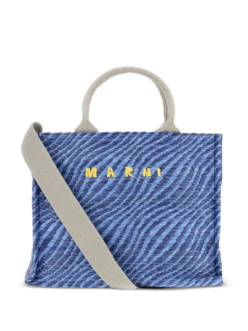 Marni small logo-detail tote bag | Blue | Image 1