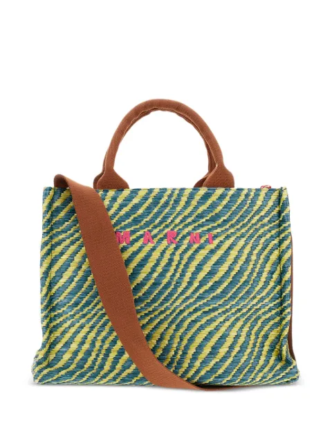Marni tote pequeña con detalle del logo