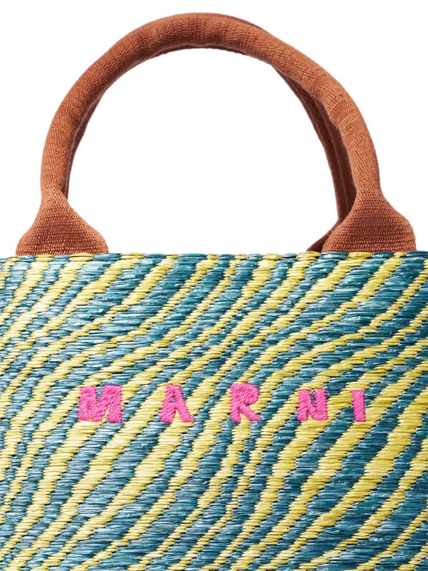 Marni Small wave-patterned Shoulder Bag | Green | FARFETCH