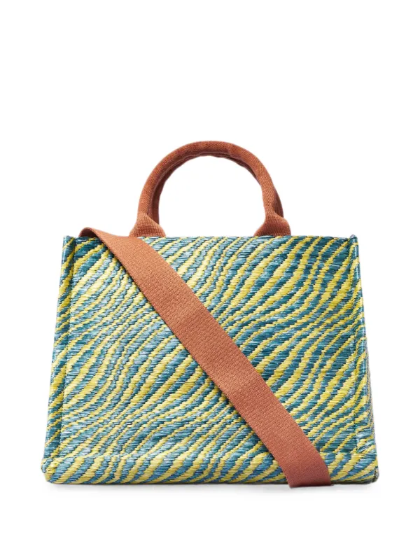 Marni Small wave-patterned Shoulder Bag | Green | FARFETCH