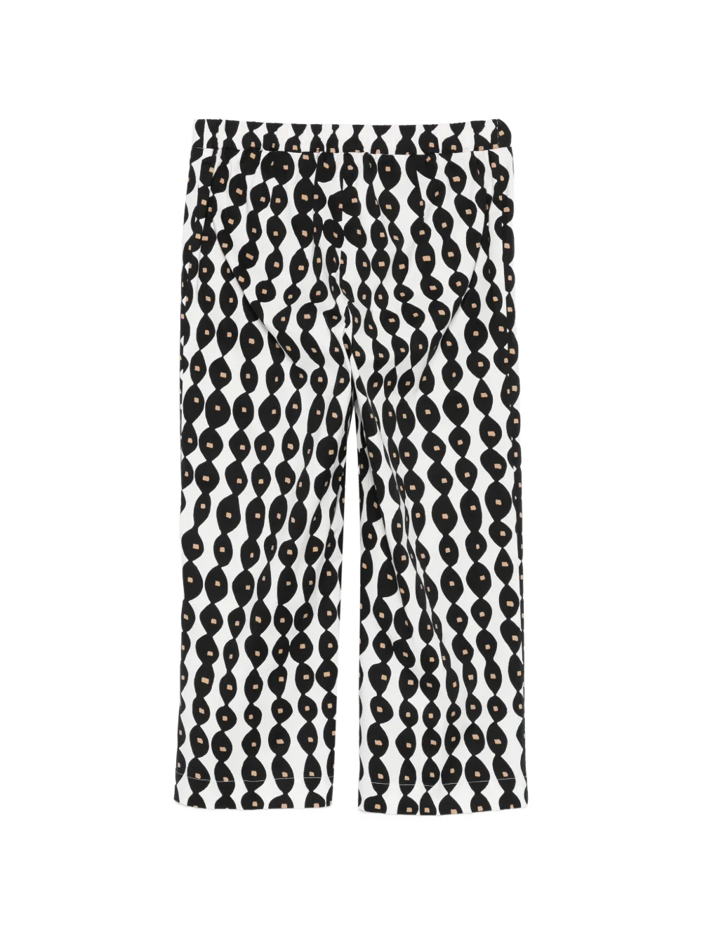  Marina Rinaldi Nnwfascino Patterned Trousers - White 