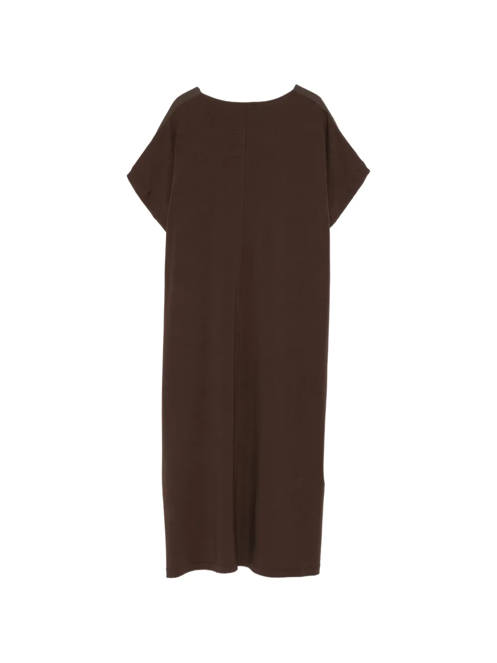  Marina Rinaldi Nnwalga V-neck Midi Dress - Brown 
