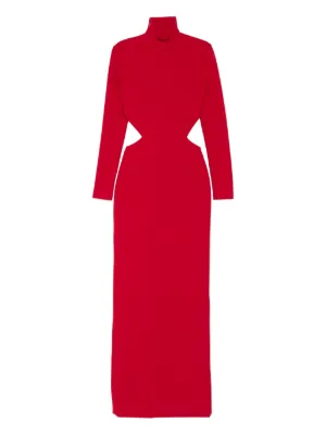 Paris Georgia Crochet Maxi Dress | Red | FARFETCH IL