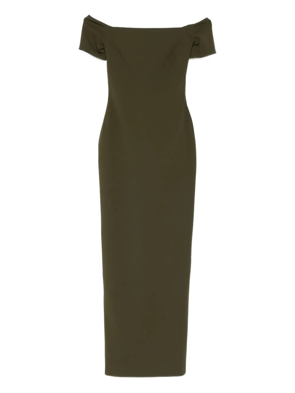 Solace London Nile Maxi Dress In Green