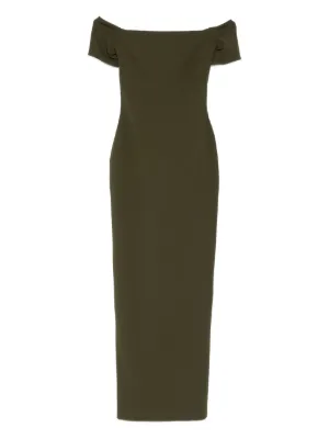 Shanghai Tang jacquard-pattern Maxi Dress | Green | FARFETCH Shanghai Tang jacquard-pattern Maxi Dress | Green | FARFETCH
