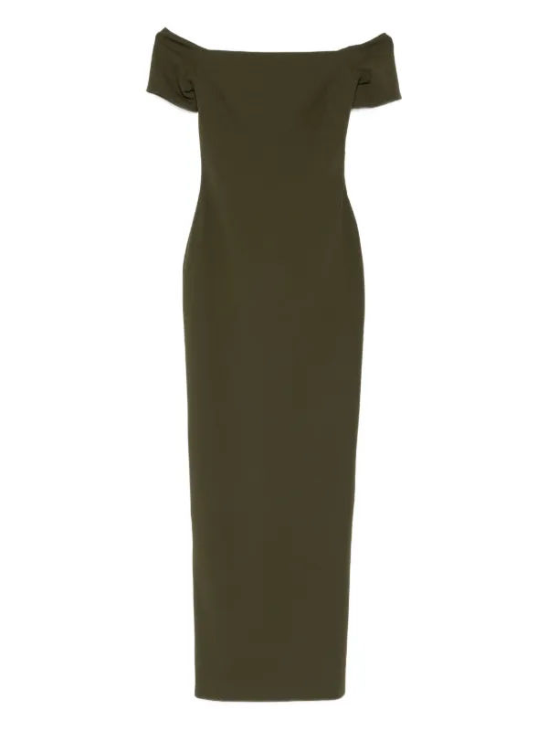 Solace London Nile Maxi Dress - Green