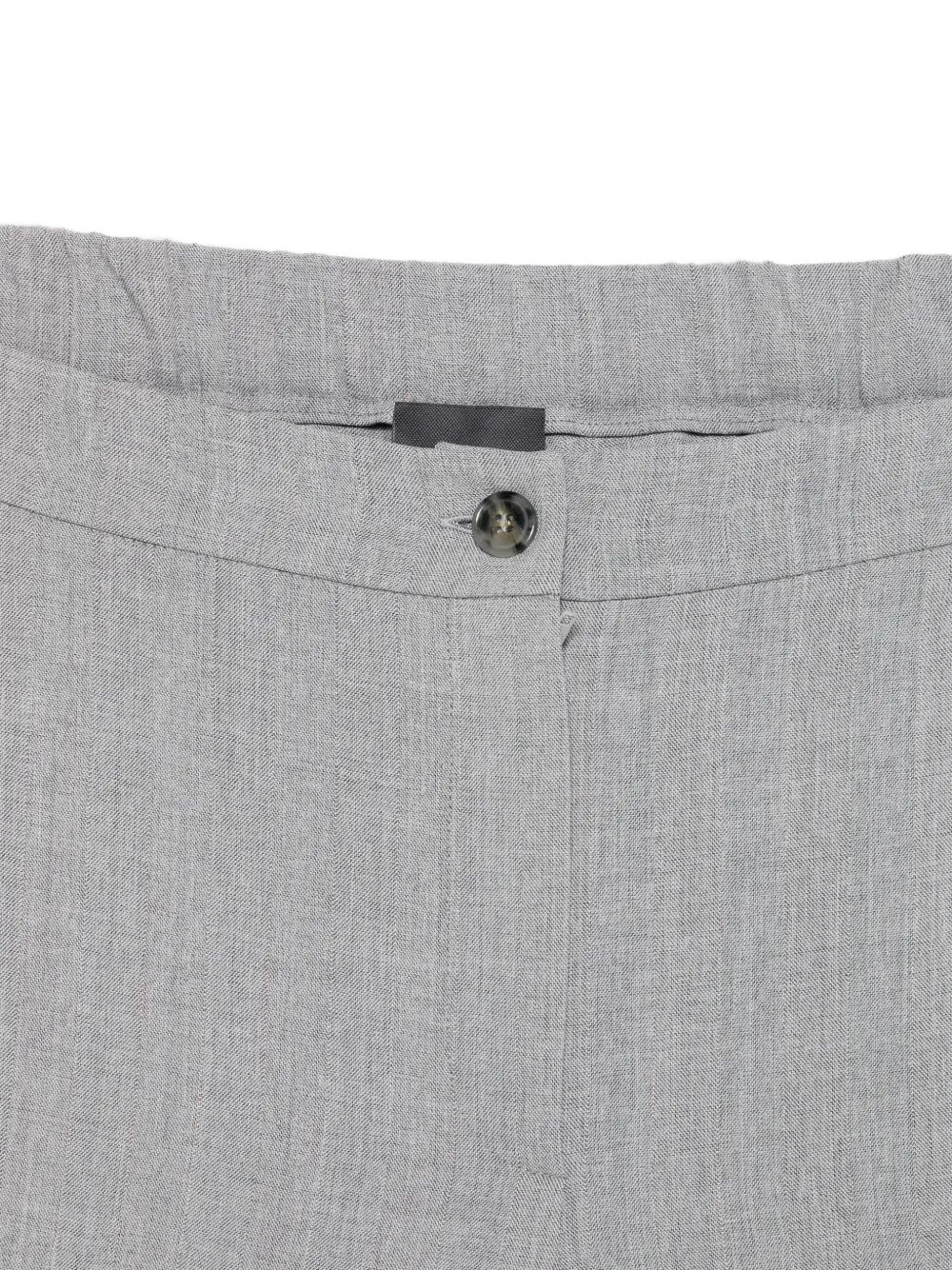  Marina Rinaldi Pantalon évasé à Boutonnière - Gris 