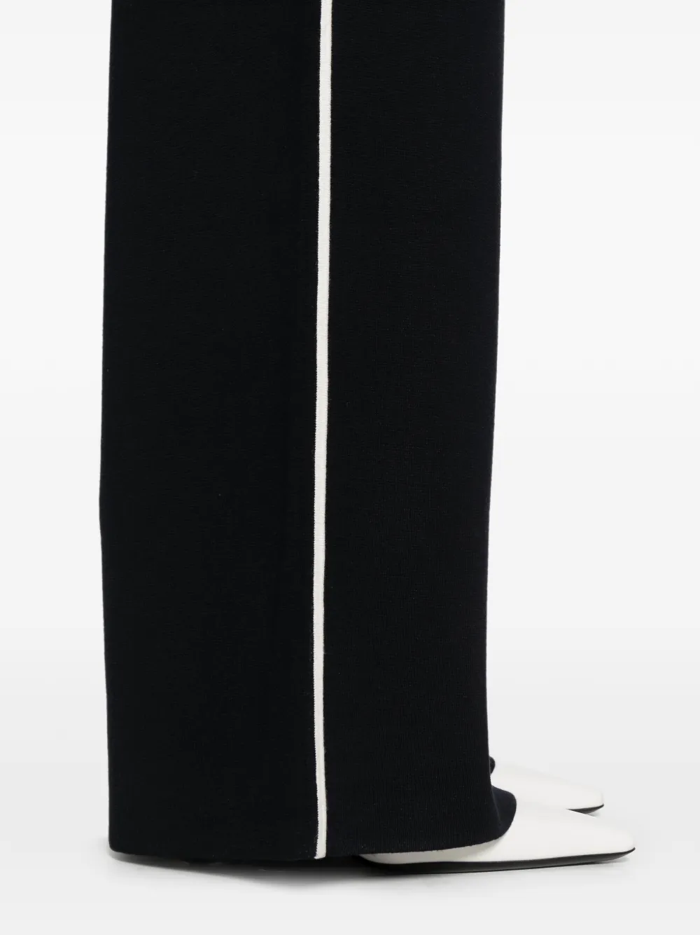 Stripe-Detail Palazzo Pants
