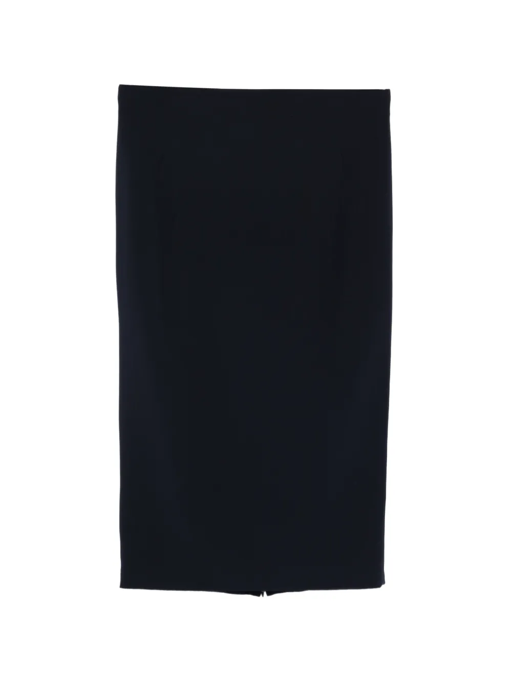 Marina Rinaldi zipped slit pencil skirt - Nero