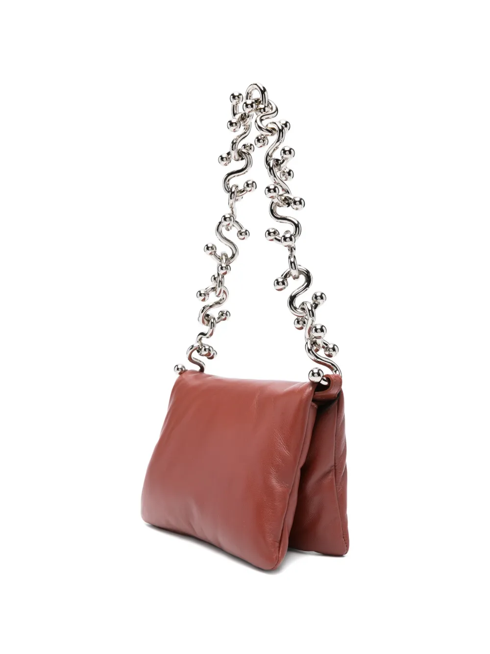 Sportmax Mini Soffy Chain-strap Leather Shoulder Bag - Red 