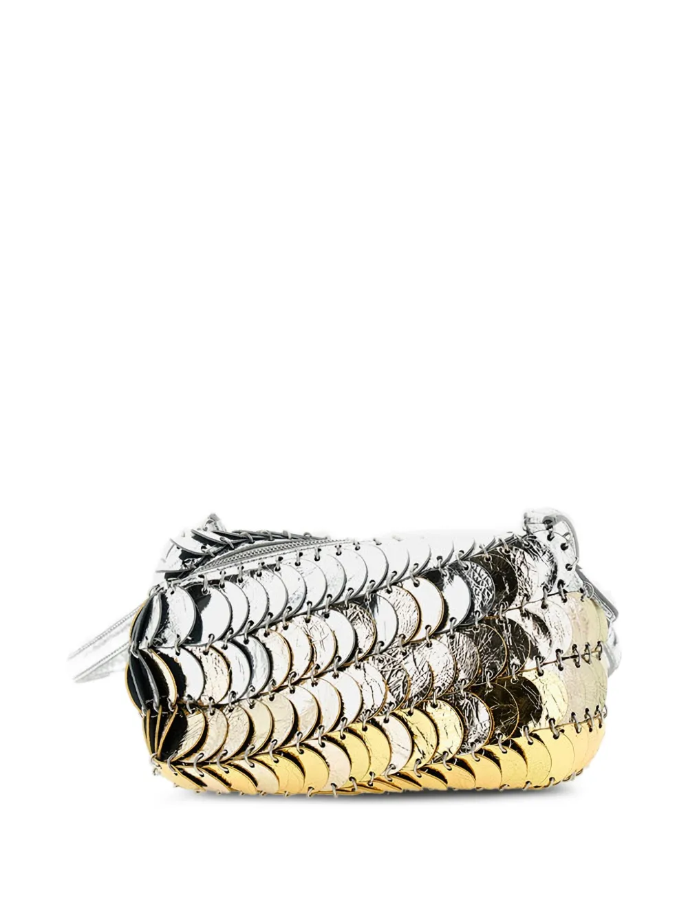 Rabanne leather shoulder bag - Zilver