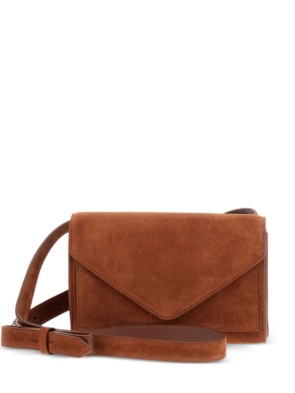 MICOLI Intasca suede shoulder bag | Brown | Image 1