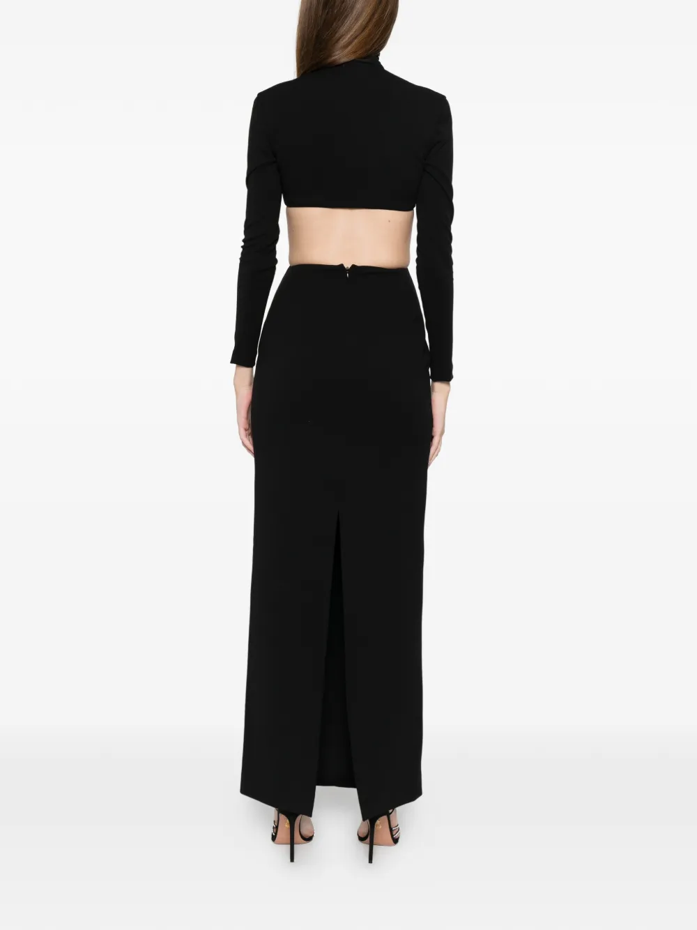 Solace London Wilma Maxi Dress In Black
