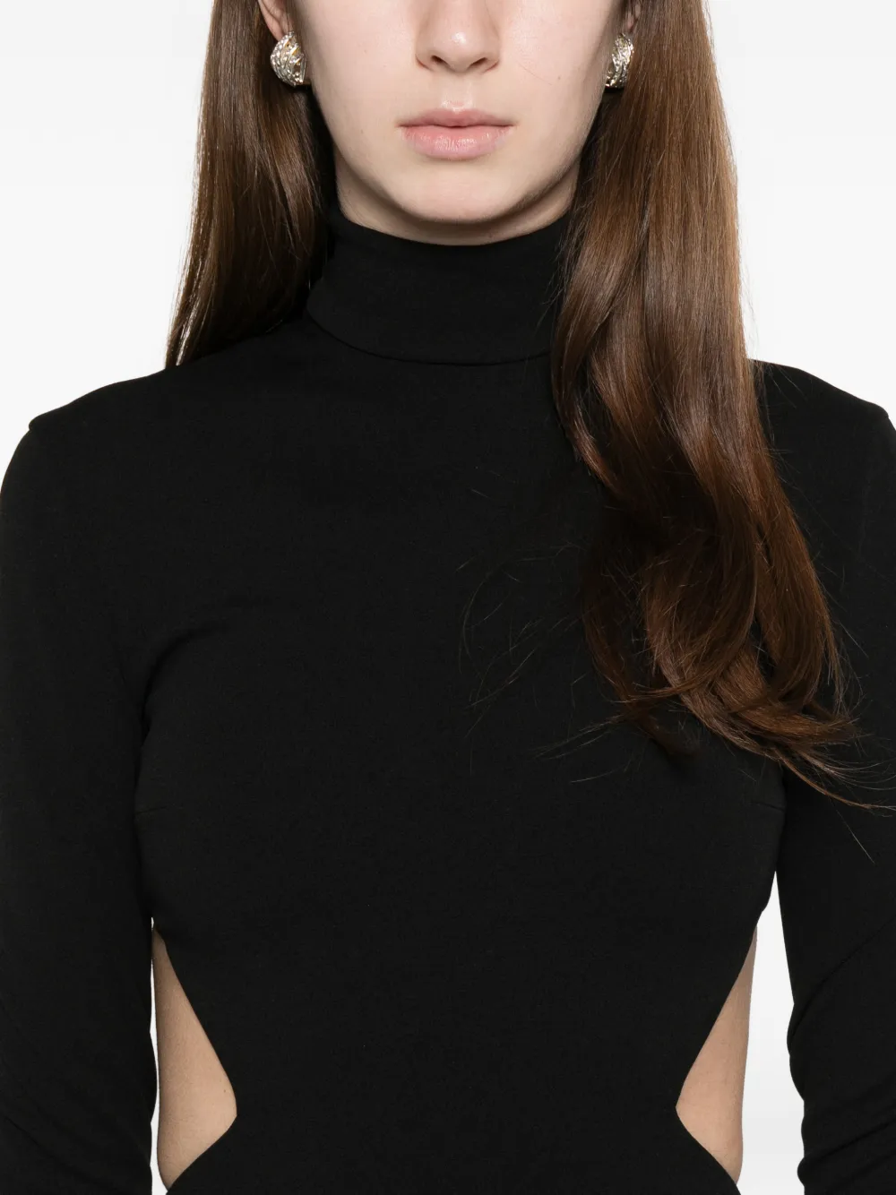 Solace London Wilma Maxi Dress In Black