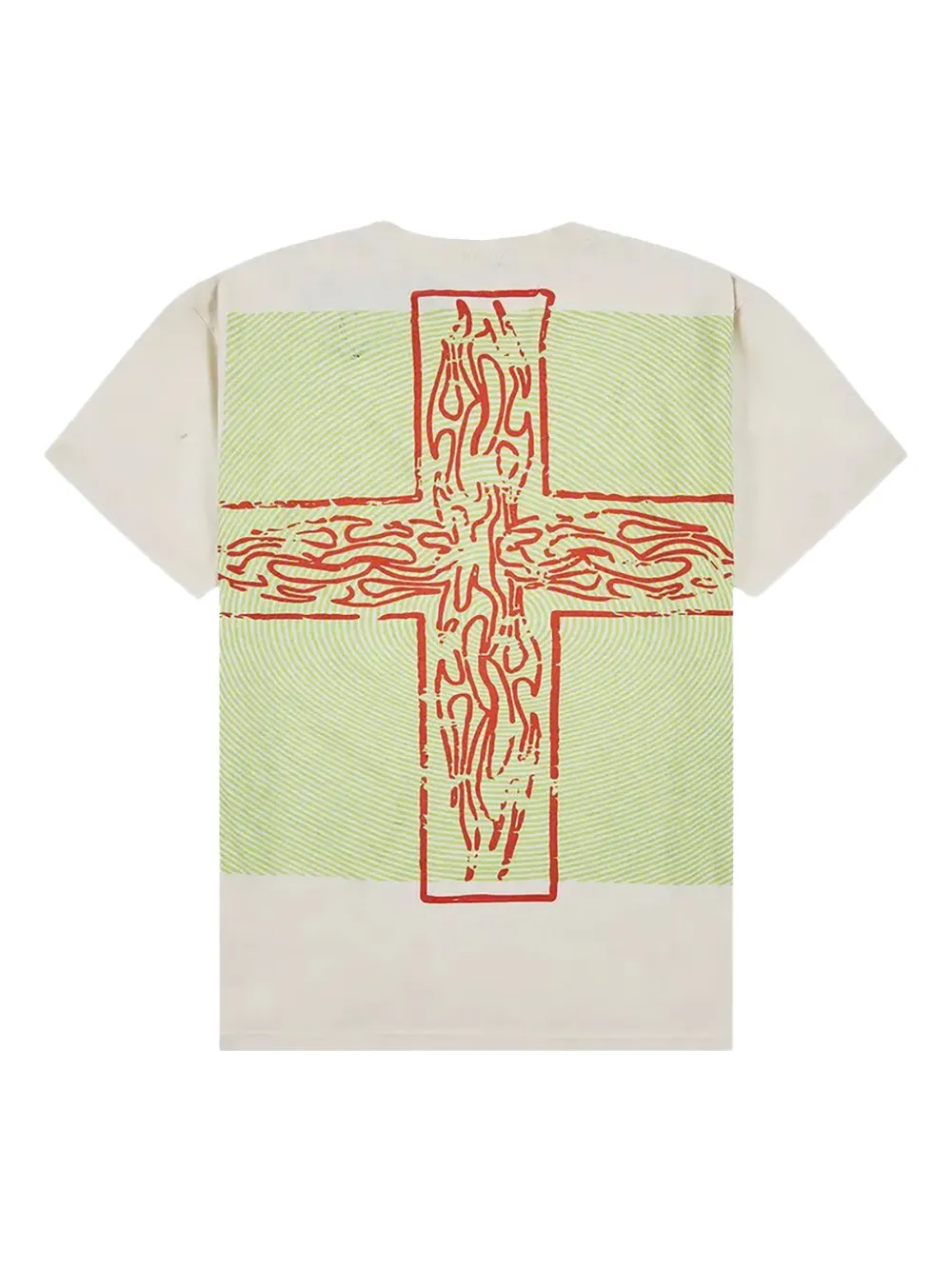 HELLSTAR lettering graphic T-shirt - Wit