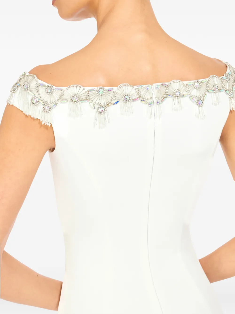 Jenny Packham Valorie cocktailjurk Wit