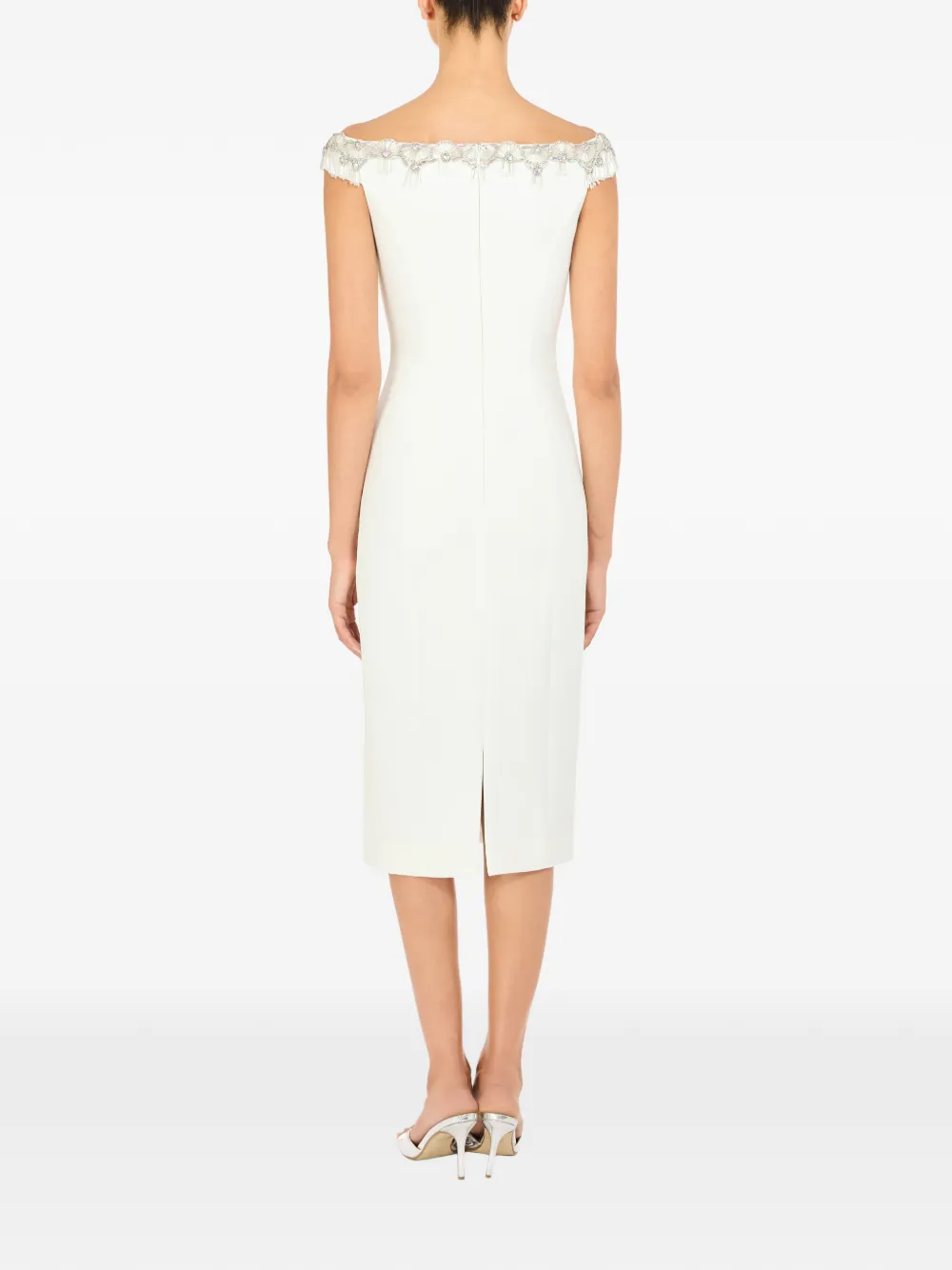 Jenny Packham Valorie cocktailjurk Wit
