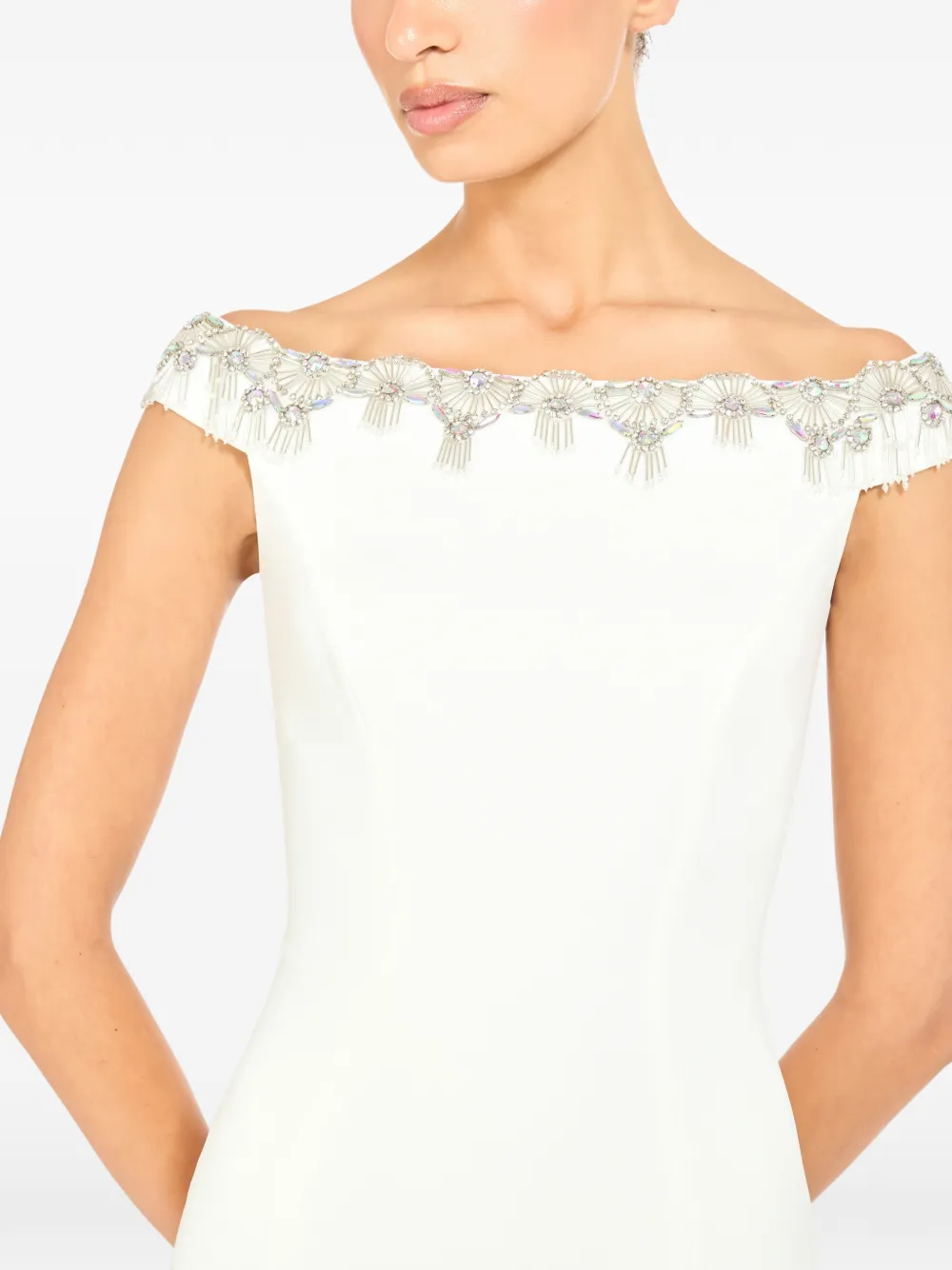 Jenny Packham Valorie cocktailjurk Wit