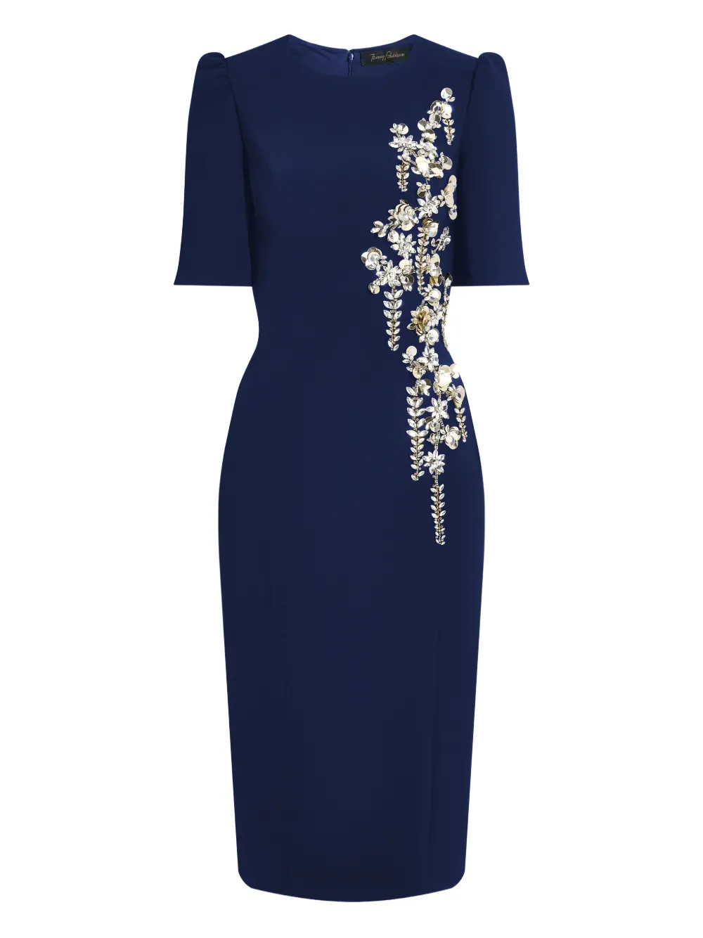 Jenny Packham Roma embellished midi dress - Blu