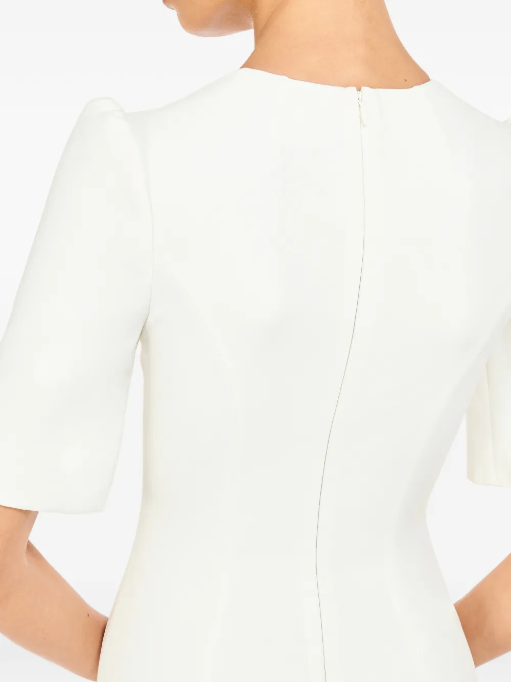 Jenny Packham Roma Midi Dress In White